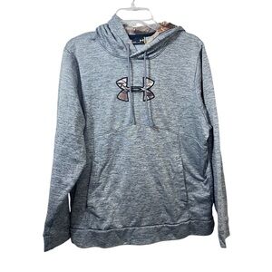 Under Armour Men's Gray Hoodie with camo print size M